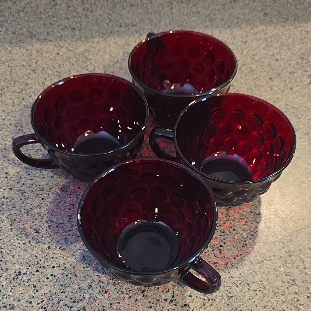 Anchor Hocking Ruby Red Dinnerware Set - Picture 4 of 16